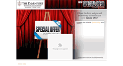 Desktop Screenshot of davenporthotelcollectionoffers.com